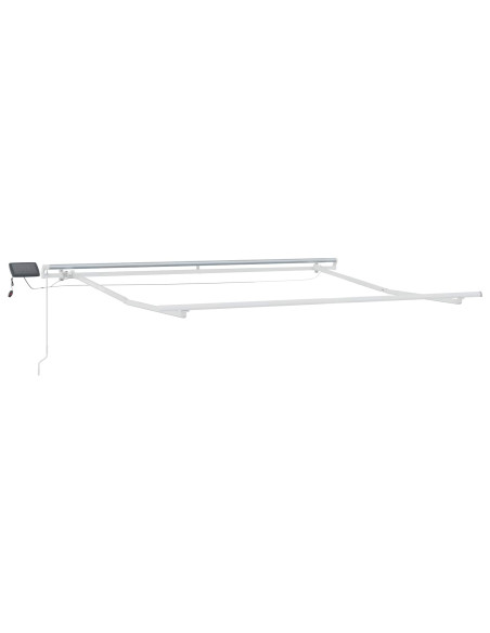 Tenda Retrattile Grigio chiaro e bianco 450 × 300 cm