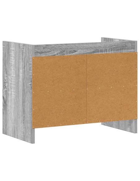 Mobile TV 60 x 33 x 47 cm Sonoma grigio Legno ingegnerizzato