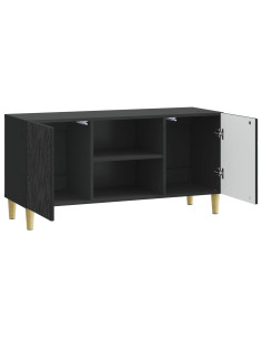 Mobile TV 102 x 34,5 x 50 cm Nero Legno ingegnerizzato 2