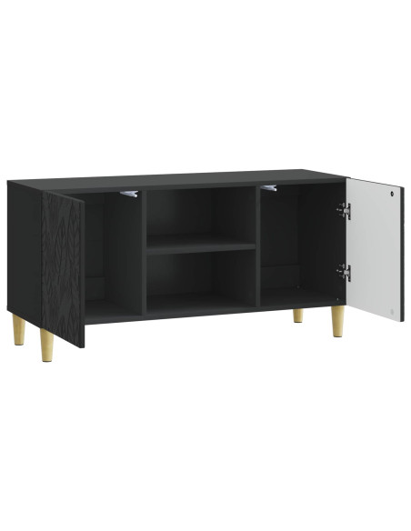 Mobile TV 102 x 34,5 x 50 cm Nero Legno ingegnerizzato