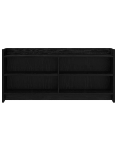Mobile TV 100 x 33 x 47 cm Rovere Nero Legno ingegnerizzato