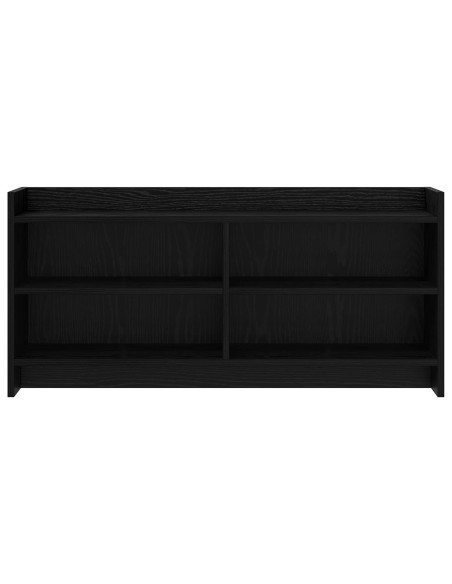Mobile TV 100 x 33 x 47 cm Rovere Nero Legno ingegnerizzato