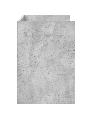 Mobile TV 100 x 33 x 47 cm Grigio Cemento Legno ingegnerizzato