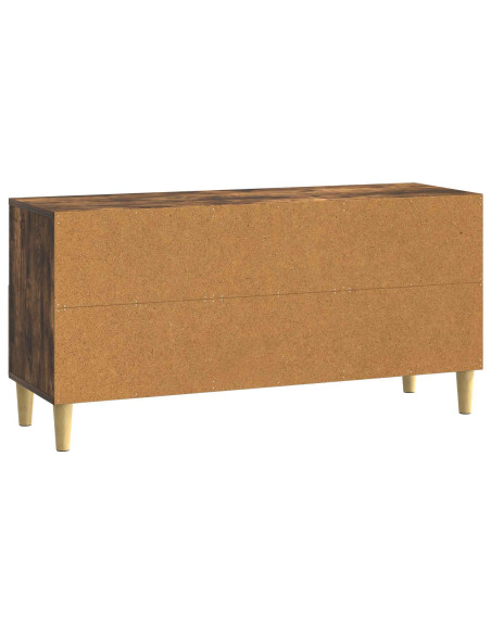 Mobile TV 102 x 34,5 x 50 cm Rovere Fumo Legno ingegnerizzato