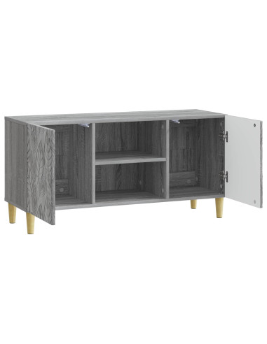Mobile TV 102 x 34,5 x 50 cm Sonoma grigio Legno ingegnerizzato
