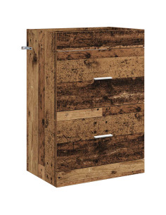 Mobiletto da Bagno Sotto Lavabo Legno antico 56 x 37,5 x 81 cm