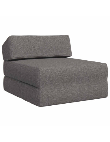 Divano Letto Pieghevole Grigio Chiaro 60 x 70 x 41 cm Tessuto