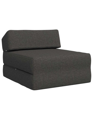 Divano Letto Pieghevole Grigio Scuro 60 x 70 x 41 cm Tessuto