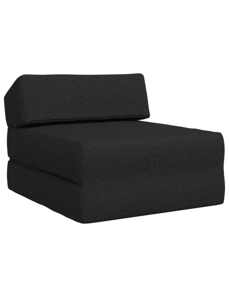 Divano Letto Pieghevole Nero 60 x 70 x 41 cm Tessuto