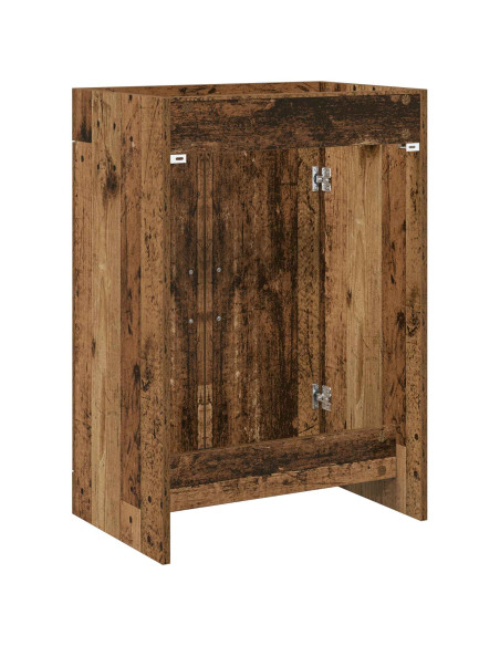 Mobiletto da Bagno Sotto Lavabo Legno antico