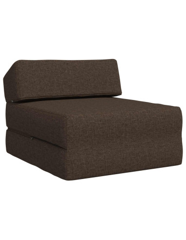 Divano Letto Pieghevole Tortora 60 x 70 x 41 cm Tessuto