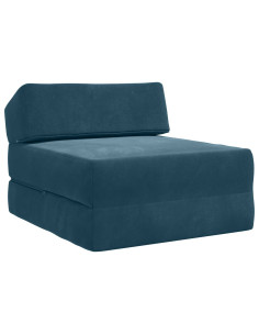 Divano Letto Pieghevole Blu 60 x 70 x 41 cm Tessuto