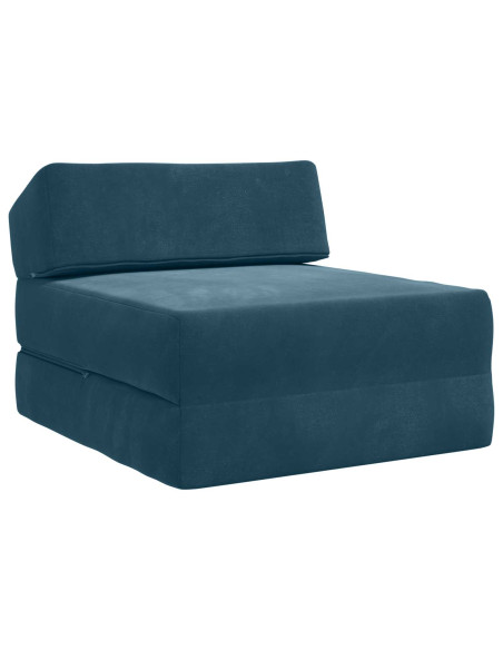 Divano Letto Pieghevole Blu 60 x 70 x 41 cm Tessuto