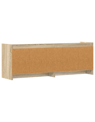 Mobile TV 135 x 33 x 47 cm Rovere Sonoma Legno ingegnerizzato