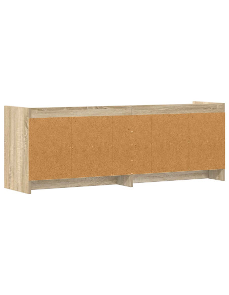 Mobile TV 135 x 33 x 47 cm Rovere Sonoma Legno ingegnerizzato