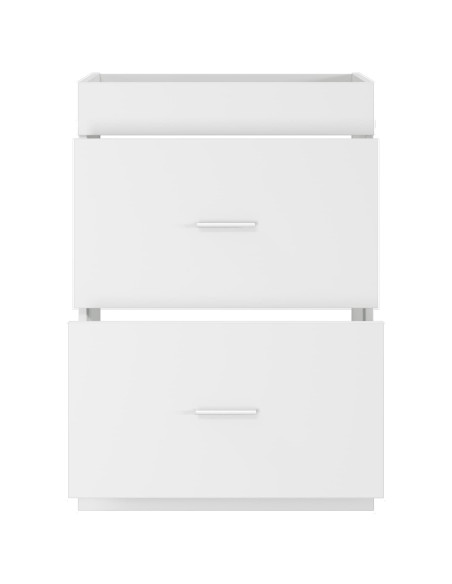 Mobiletto da Bagno Sotto Lavabo Bianco 56 x 37,5 x 81 cm