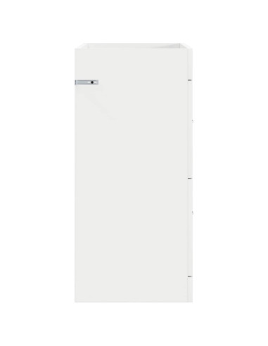 Mobiletto da Bagno Sotto Lavabo Bianco 56 x 37,5 x 81 cm