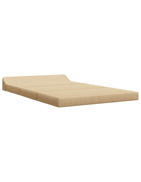 Divano Letto Pieghevole Verde Grigio 120 x 60 x 49 cm Tessuto