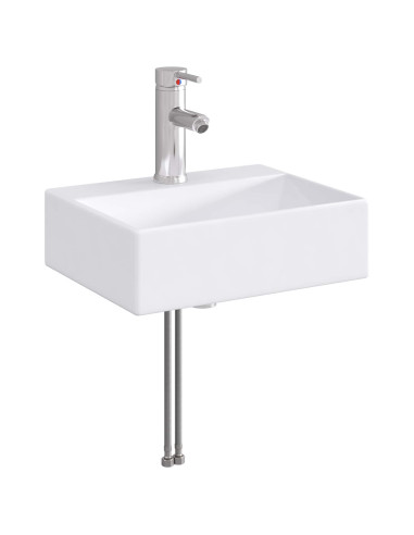 Lavabo da bagno Cromato 39 x 30,5 x 12,5 cm Metallo