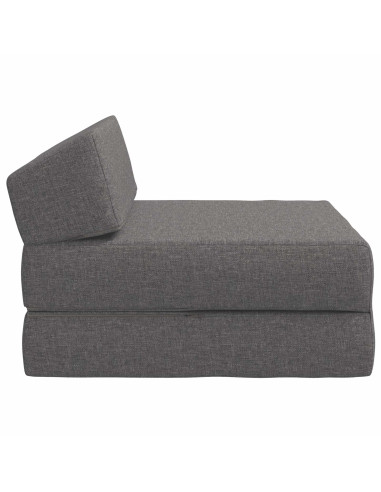 Divano Letto Pieghevole Grigio Chiaro 60 x 70 x 41 cm Tessuto