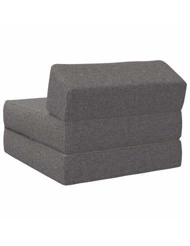 Divano Letto Pieghevole Grigio Chiaro 60 x 70 x 41 cm Tessuto