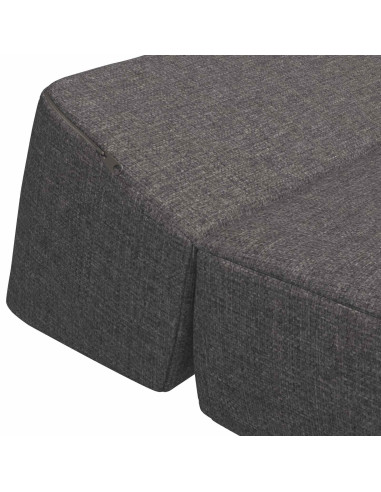 Divano Letto Pieghevole Grigio Chiaro 60 x 70 x 41 cm Tessuto
