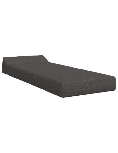 Divano Letto Pieghevole Grigio Scuro 60 x 70 x 41 cm Tessuto