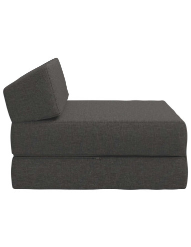 Divano Letto Pieghevole Grigio Scuro 60 x 70 x 41 cm Tessuto