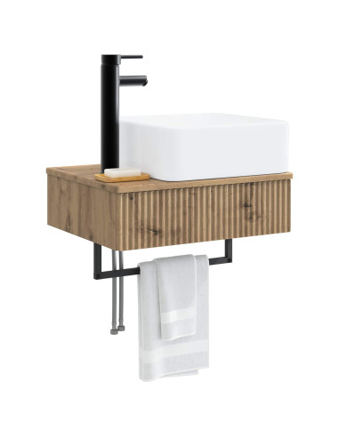 Lavabo da Parete Rovere Artigianale 53 x 35 x 39 cm