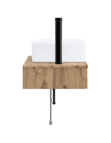 Lavabo da Parete Rovere Artigianale 53 x 35 x 39 cm