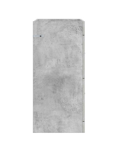 Mobiletto da Bagno Sotto Lavabo Grigio Cemento