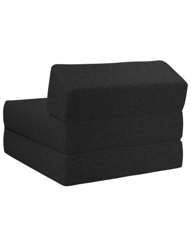 Divano Letto Pieghevole Nero 60 x 70 x 41 cm Tessuto