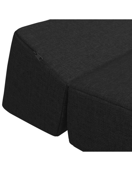 Divano Letto Pieghevole Nero 60 x 70 x 41 cm Tessuto