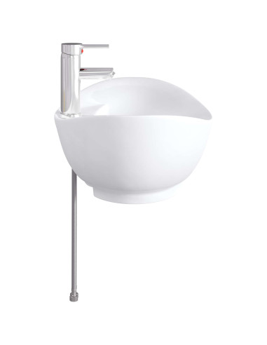 Lavabo da bagno Cromato 59 x 35 x 21 cm Metallo
