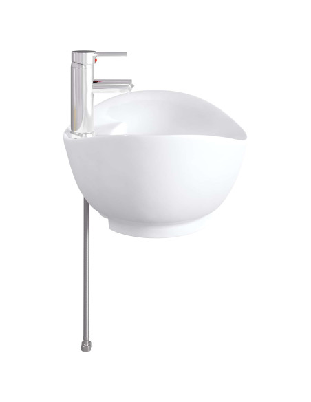 Lavabo da bagno Cromato 59 x 35 x 21 cm Metallo