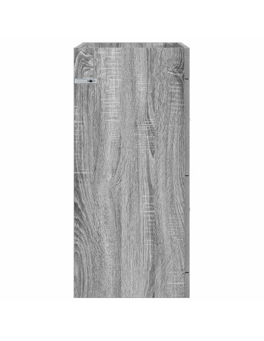 Mobiletto da Bagno Sotto Lavabo Sonoma grigio 56 x 37,5 x 81 cm