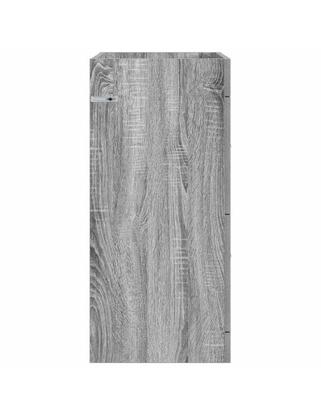 Mobiletto da Bagno Sotto Lavabo Sonoma grigio 56 x 37,5 x 81 cm
