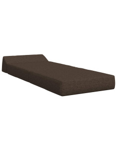 Divano Letto Pieghevole Tortora 60 x 70 x 41 cm Tessuto 2