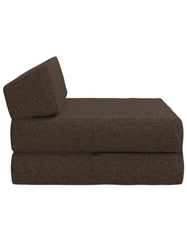 Divano Letto Pieghevole Tortora 60 x 70 x 41 cm Tessuto