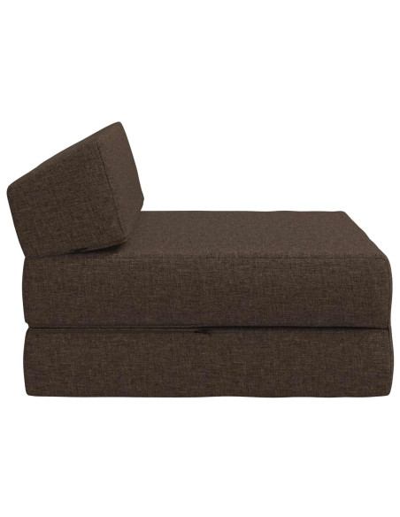 Divano Letto Pieghevole Tortora 60 x 70 x 41 cm Tessuto