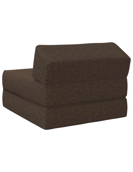 Divano Letto Pieghevole Tortora 60 x 70 x 41 cm Tessuto