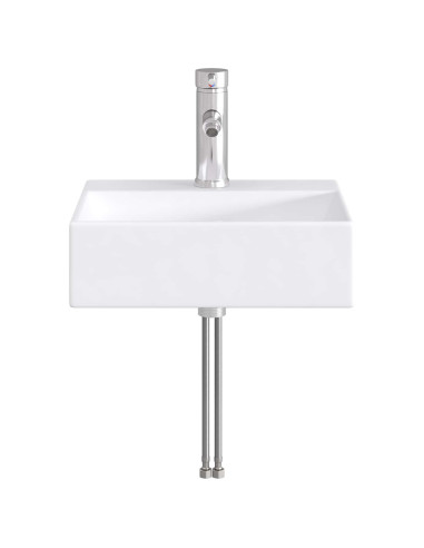Lavabo da bagno Cromato 39 x 30,5 x 12,5 cm Metallo