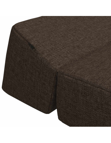 Divano Letto Pieghevole Tortora 60 x 70 x 41 cm Tessuto