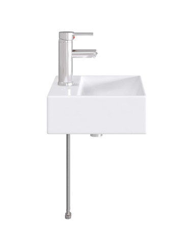 Lavabo da bagno Cromato 39 x 30,5 x 12,5 cm Metallo