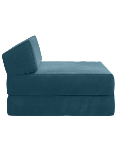 Divano Letto Pieghevole Blu 60 x 70 x 41 cm Tessuto