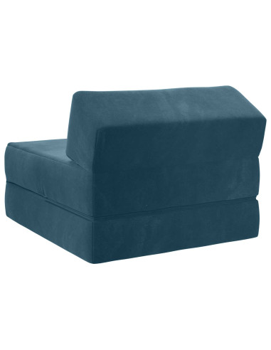 Divano Letto Pieghevole Blu 60 x 70 x 41 cm Tessuto