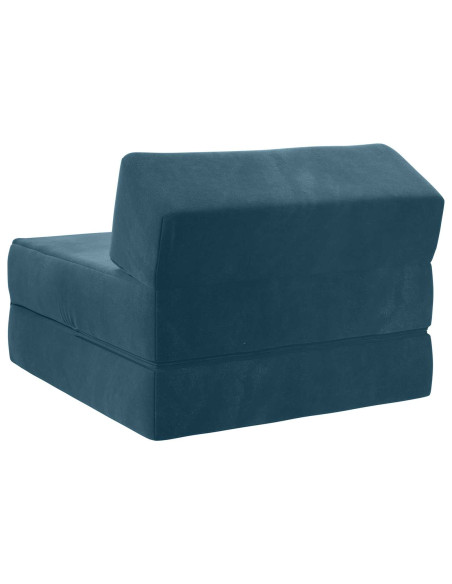Divano Letto Pieghevole Blu 60 x 70 x 41 cm Tessuto