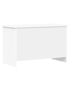 Cassa di stoccaggio Bianco 80 x 40 x 50 cm Legno ingegnerizzato