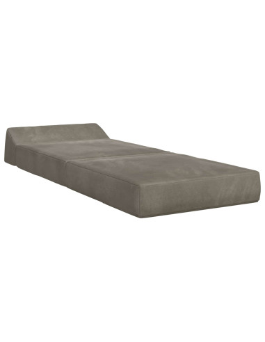 Divano Letto Pieghevole Grigio Chiaro 60 x 70 x 41 cm Tessuto