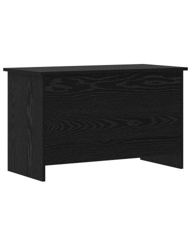 Cassa di stoccaggio Rovere Nero 80 x 40 x 50 cm